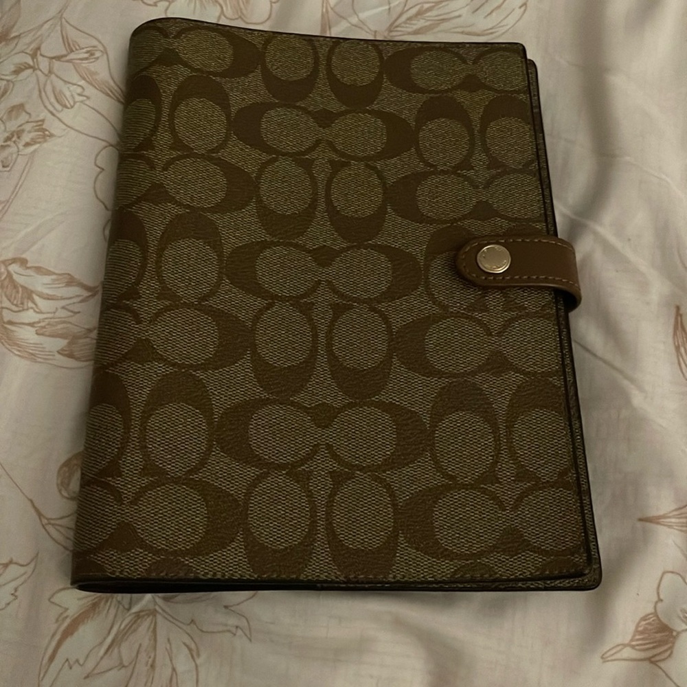 Coach Notebook cover